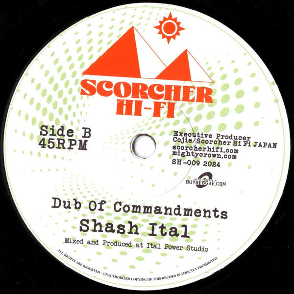 Shash Ital : Commandments Of Dub (7")