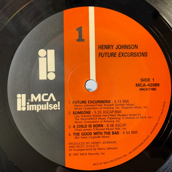 Henry Johnson : Future Excursions (LP, Album, Aud)