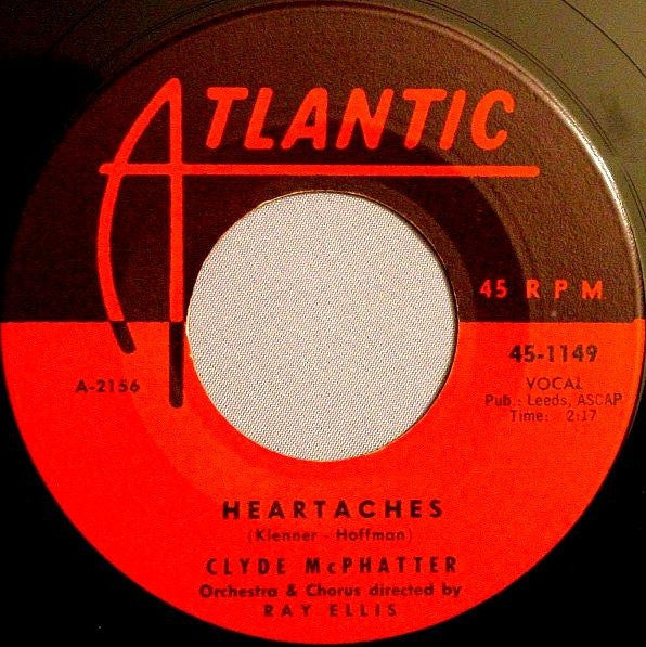 Clyde McPhatter : Long Lonely Nights / Heartaches (7", Single)
