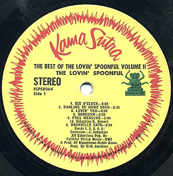 The Lovin' Spoonful : The Best Of The Lovin' Spoonful (Volume Two) (LP, Comp)