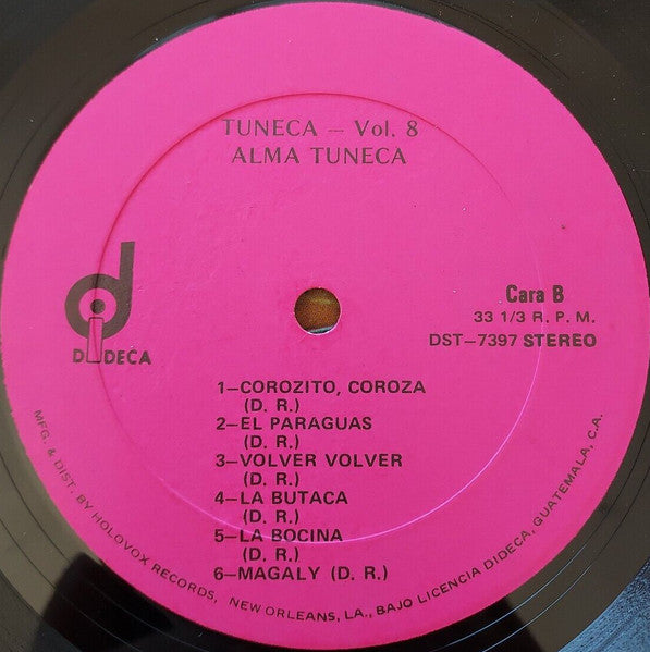 Alma Tuneca* : Tuneca Vol. 8 (LP, Album)