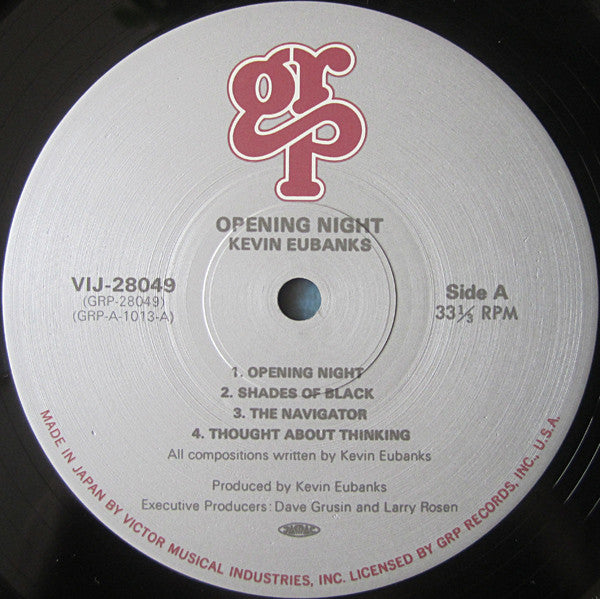 Kevin Eubanks : Opening Night (LP)