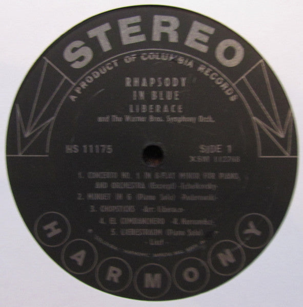 Liberace : Liberace Plays Rhapsody In Blue And Other Favorites (LP, Comp, RE)