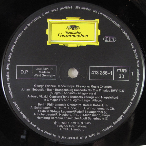 Various : Fireworks Festival:  Baroque Masterpieces By Handel, Bach, Vivaldi & Telemann (LP, Comp)