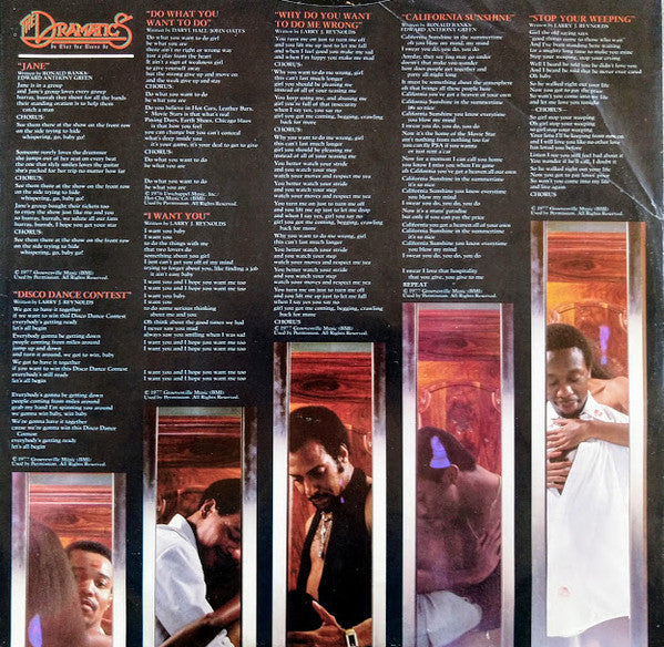 The Dramatics : Do What You Wanna Do (LP, Album, Mon)