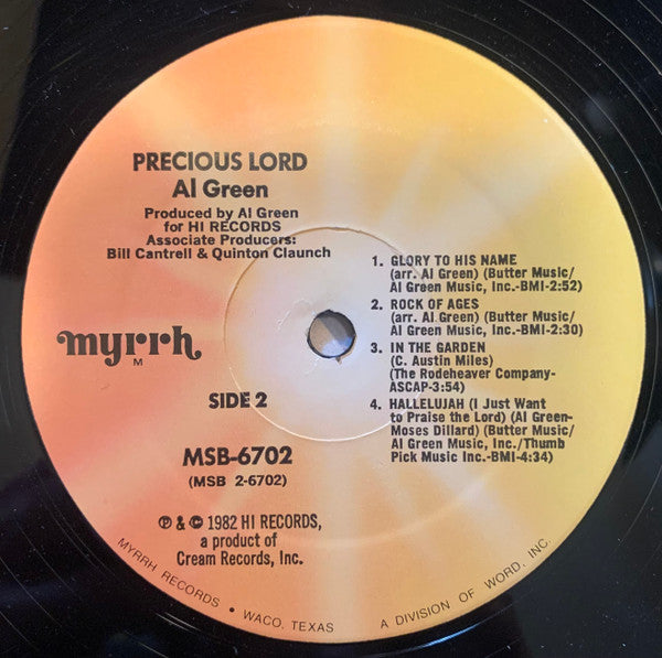Al Green : Precious Lord (LP, Album)