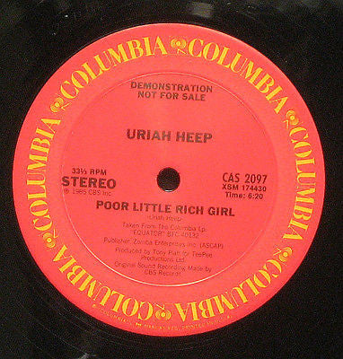 Uriah Heep : Poor Little Rich Girl (12", Single, Promo)