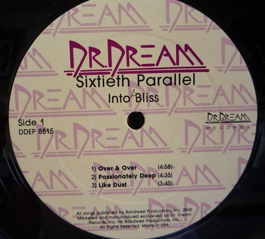 Sixtieth Parallel : Into Bliss (12", EP)