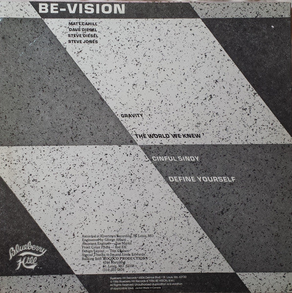 Be-Vision : Define Yourself (12", EP)
