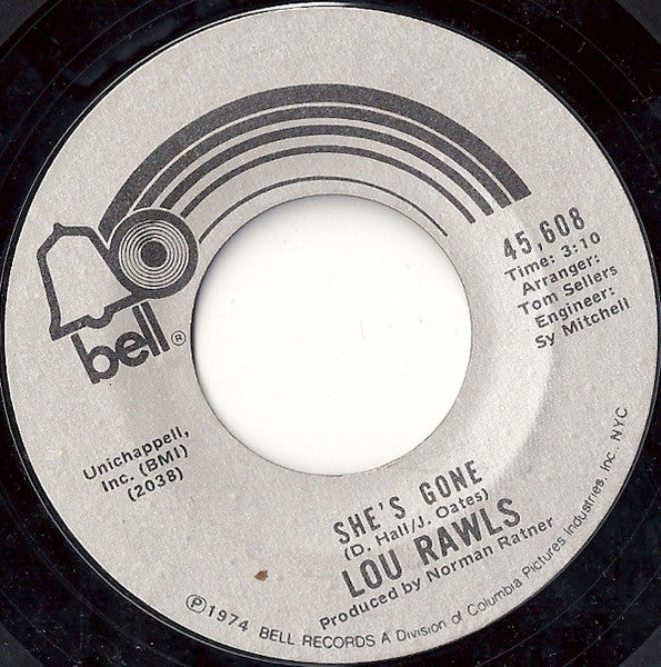 Lou Rawls : She's Gone (7", Styrene)