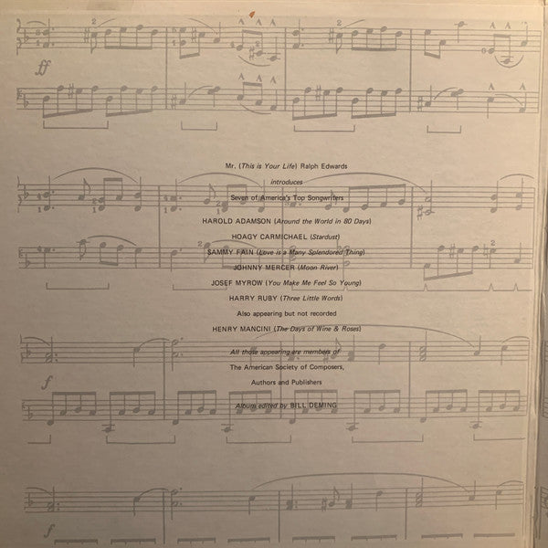 Family Service Auxiliary of the Assistance League of Southern California, Beverly Hills Advisory Committee : A Note-Worthy Occasion (2xLP, Comp, Liv)