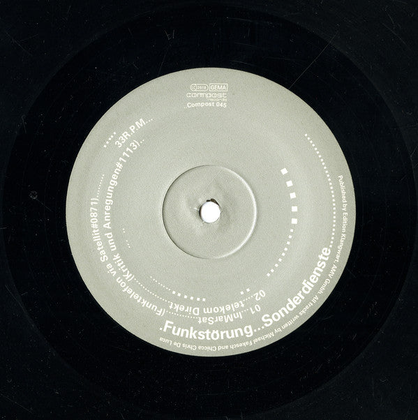 Funkstörung : Sonderdienste (12")