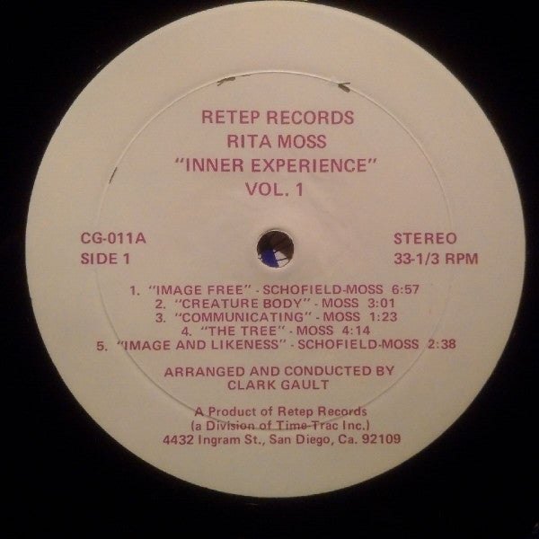 Rita Moss : Inner Experience Vol. 1 (LP, Album)