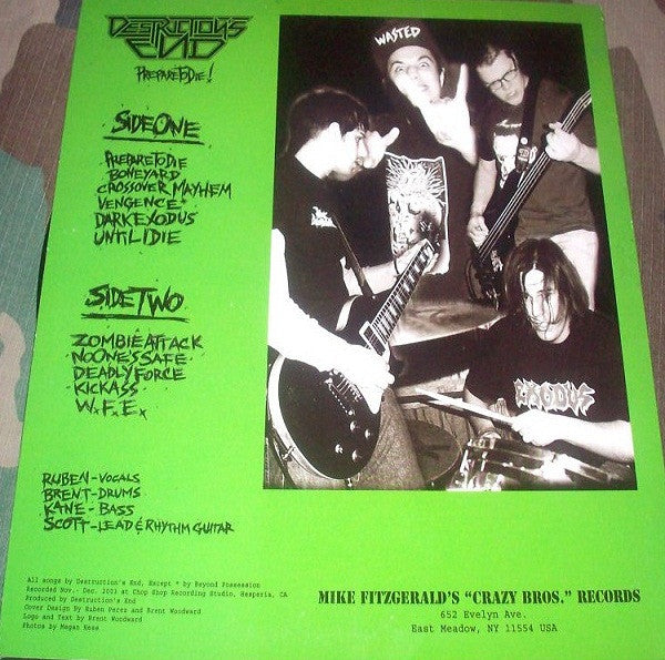Destruction's End : Prepare To Die! (LP)
