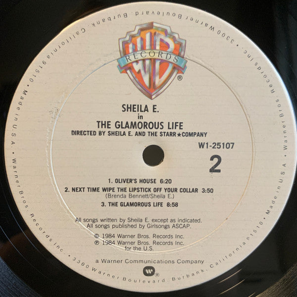Sheila E. : In The Glamorous Life (LP, Album, Club, Car)