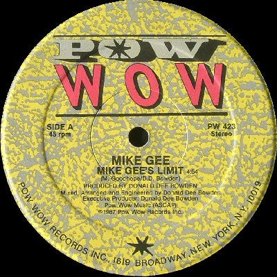 Mike Gee* : Mike Gee's Limit (12", Maxi)