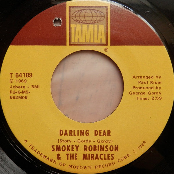 Smokey Robinson & The Miracles* : Point It Out / Darling Dear (7", Single, ARP)