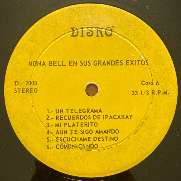 Monna Bell : Y Sus Grandes Exitos (LP, Comp)