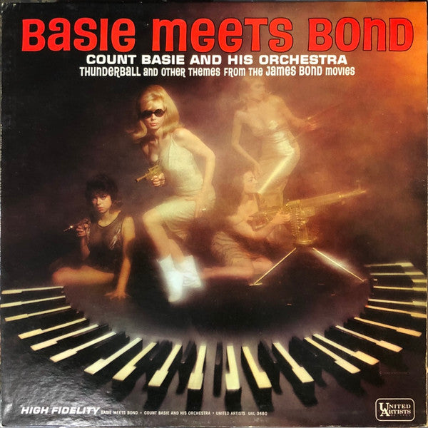 Count Basie Orchestra : Basie Meets Bond (LP, Album, Mono)