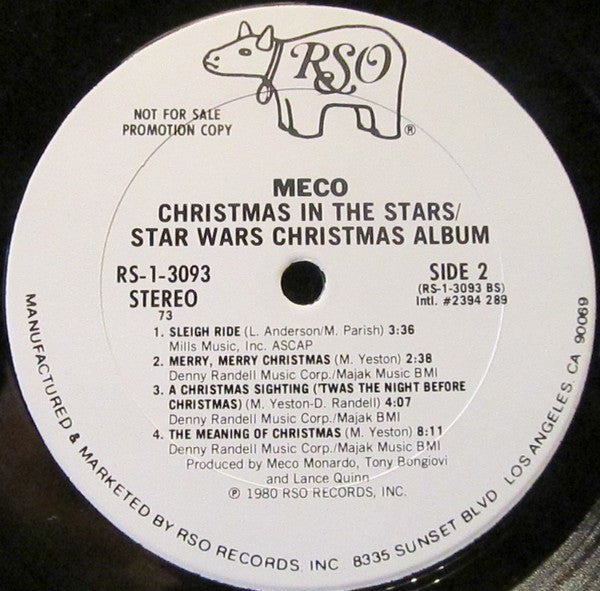 Meco Monardo : Christmas In The Stars: Star Wars Christmas Album (LP, Album, Promo)