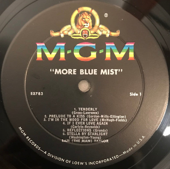 Sam Taylor (2) : More Blue Mist (LP, Mono)