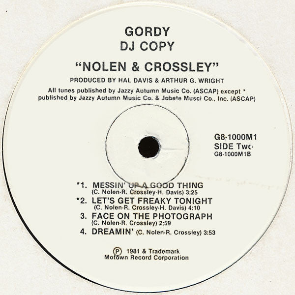 Nolen And Crossley : Nolen & Crossley (LP, Album, Promo)