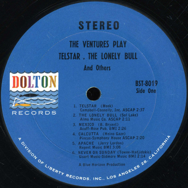 The Ventures : The Ventures Play Telstar, The Lonely Bull (LP, Album, Col)