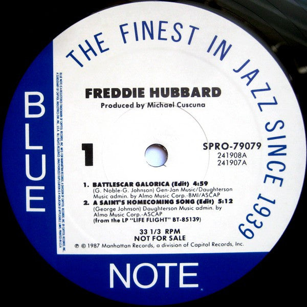Freddie Hubbard : Battlescar Galorica / A Saint's Homecoming Song (12", Promo)