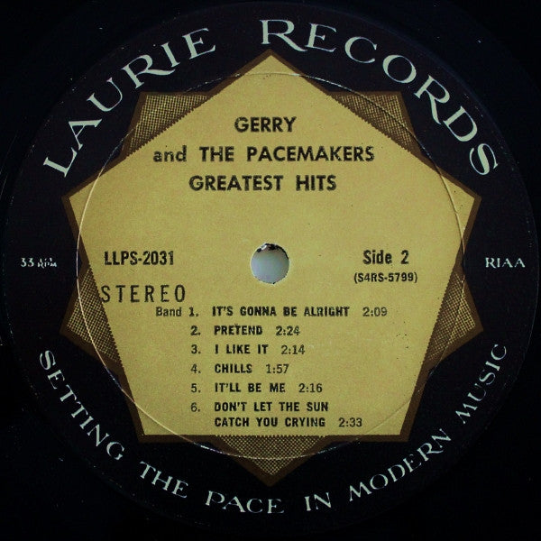 Gerry & The Pacemakers : Gerry And The Pacemakers Greatest Hits (LP, Comp, Mon)