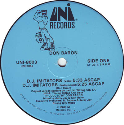 Don Baron : D.J. Imitators (12")