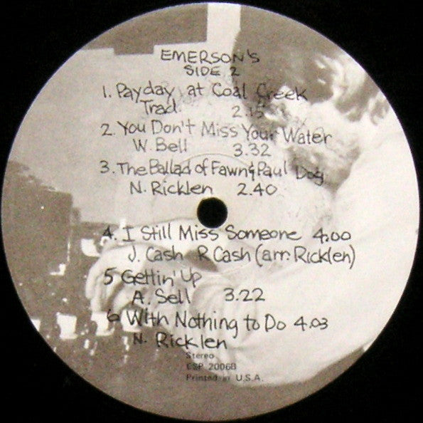 Emerson's Old Timey Custard-Suckin' Band : Emerson's Old Timey Custard-Suckin' Band (LP)