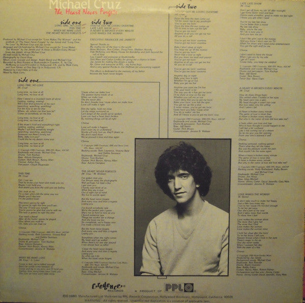 Michael Cruz : The Heart Never Forgets (LP, Album)
