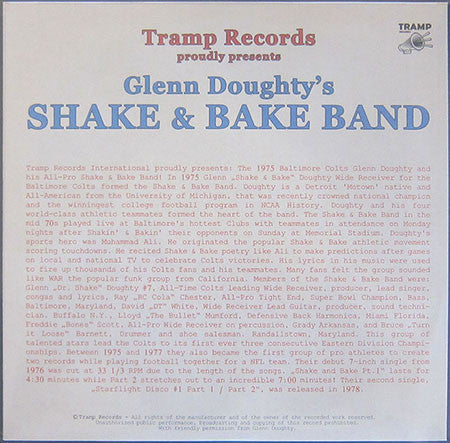 The Shake And Bake Band* : Shake And Bake Pt.I/II (7", Single, RE)