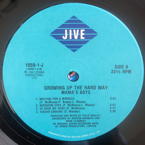 Mama's Boys : Growing Up The Hard Way (LP, Album)