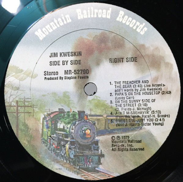 Jim Kweskin : Side By Side (LP, Album)