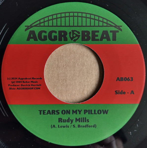 Rudy Mills : Tears On My Pillow (7", Single, RE)