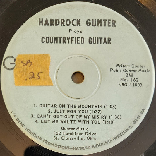 Hardrock Gunter : Plays Countryfied Guitar (7", MiniAlbum)