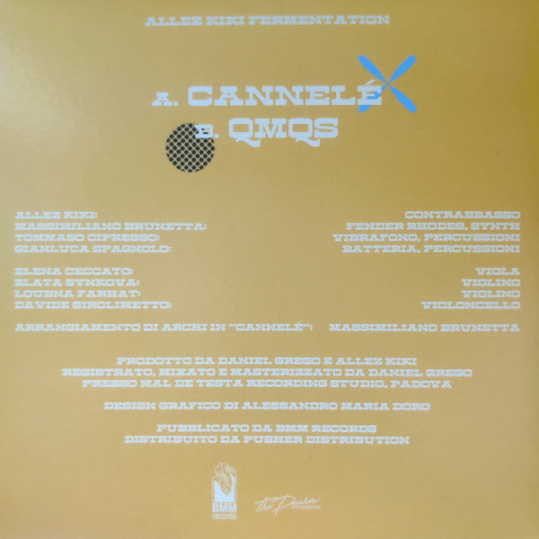 Allez Kiki Fermentation : Cannelé / QMQS (7", Single)
