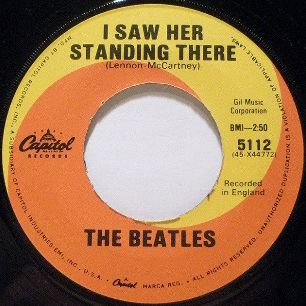 The Beatles : I Want To Hold Your Hand (7", Single, RE, Jac)