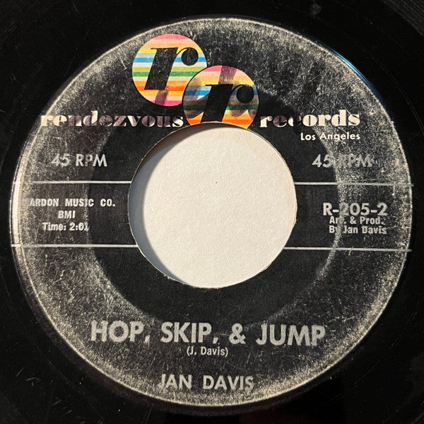 Jan Davis : Malagueña / Hop, Skip, & Jump (7", Single)