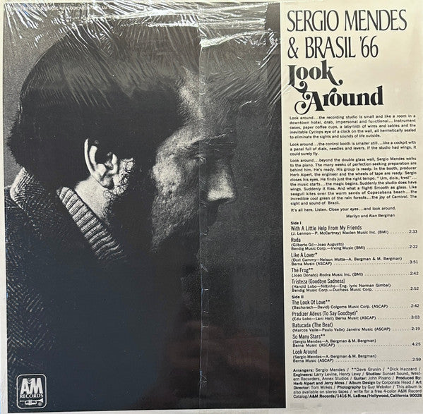 Sérgio Mendes & Brasil '66 : Look Around (LP, Album, RE, 180)