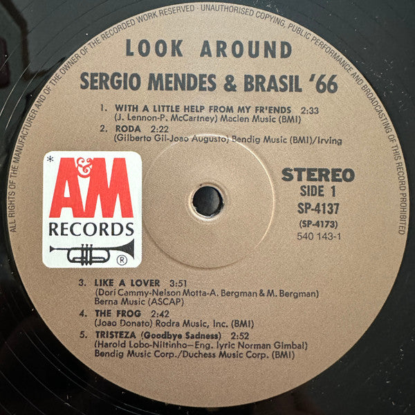 Sérgio Mendes & Brasil '66 : Look Around (LP, Album, RE, 180)