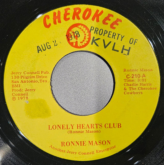 Ronnie Mason : Lonely Hearts Club (7", Single)