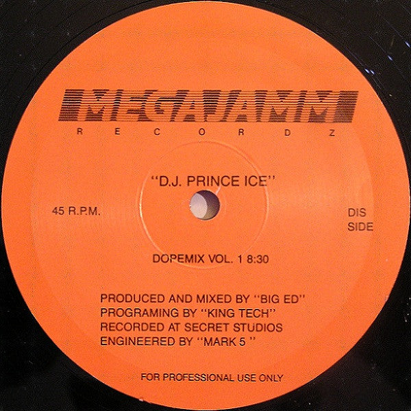 DJ Prince Ice : Dopemix Vol. 1 (12", P/Mixed)
