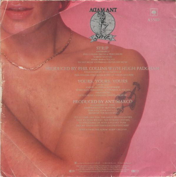 Adam Ant : Strip (7", Single, Pos)