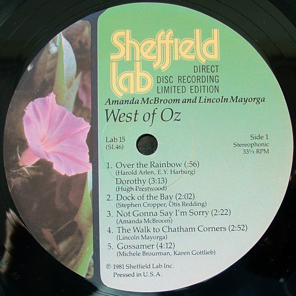 Amanda McBroom And Lincoln Mayorga : West Of Oz (LP, Ltd, Dir)