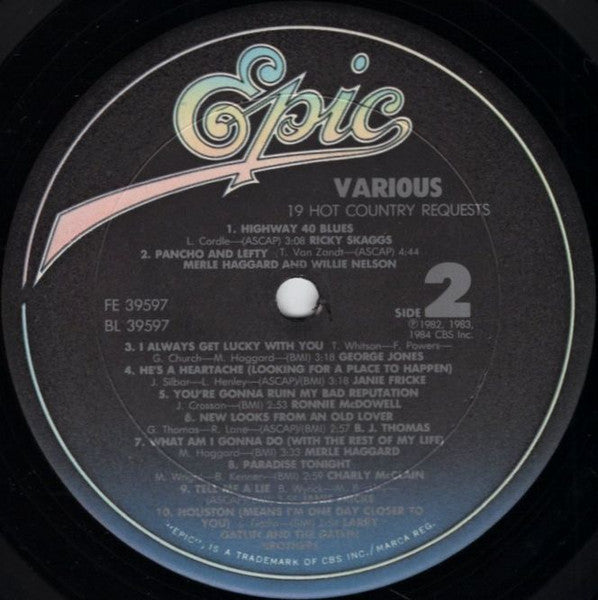 Various : 19 Hot Country Requests (LP, Comp)