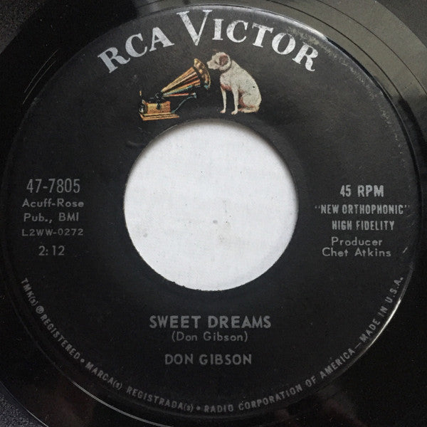 Don Gibson : Sweet Dreams / The Same Street (7", Single)