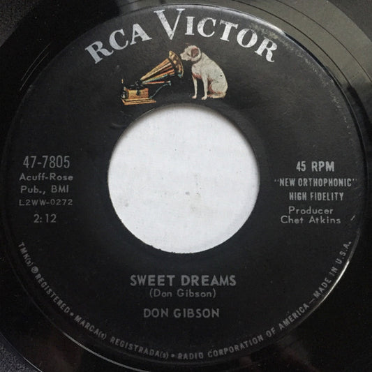 Don Gibson : Sweet Dreams / The Same Street (7", Single)