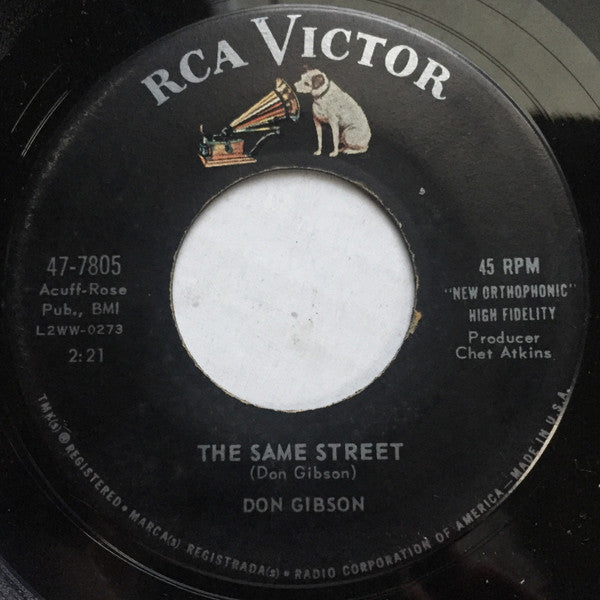 Don Gibson : Sweet Dreams / The Same Street (7", Single)